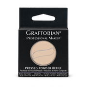 Graftobian Make-Up Company Pro Powder™ Foundation Refills, Ultra HD Pressed Powder White Smoke (N) Fair Maiden