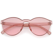 zeroUV Mono Block Rimless PC Color Tone Lens Sunglasses A555 Sunglasses