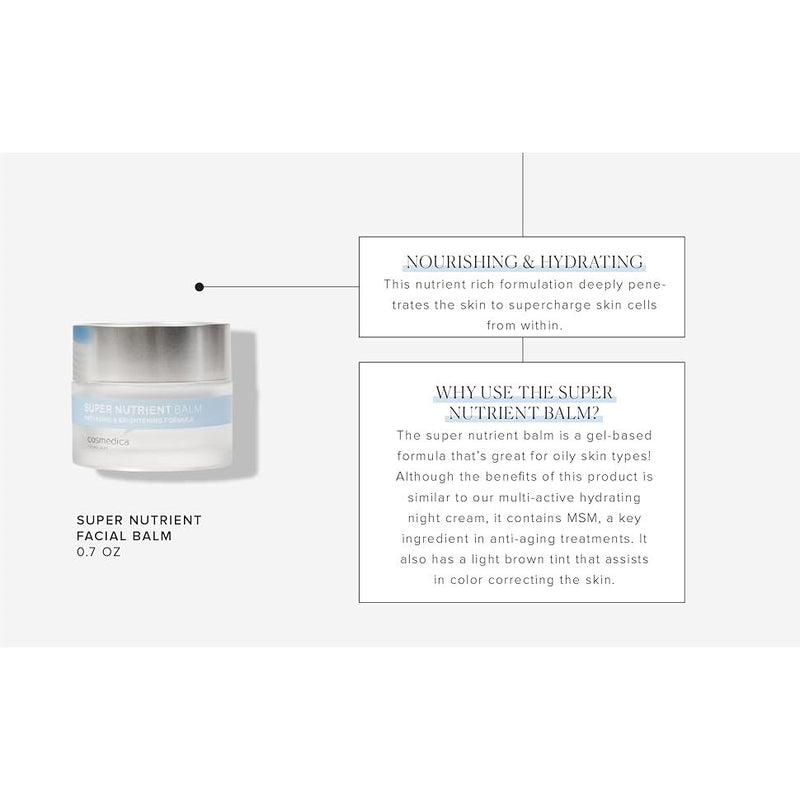 Cosmedica Skincare Super Nutrient Facial Balm Moisturizers