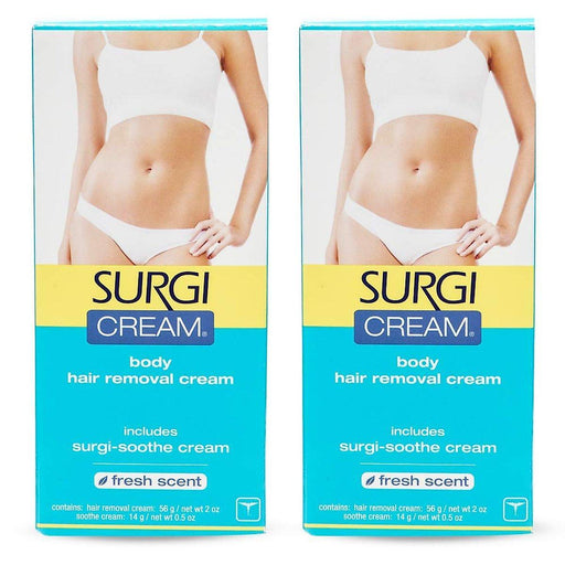 Surgi Surgi Cream Body Hair Remover Cream, Fresh Scent, 2 Oz Hair Removal