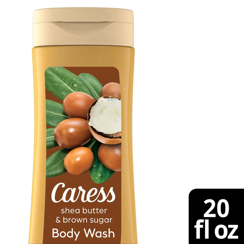Caress Caress Body Wash Shea Butter & Brown Sugar 20 Fl Oz Bath & Body