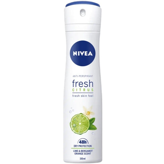 Nivea Nivea Fresh Citrus Antiperspirant Deodorant Spray For Women 150 Ml Deodorant