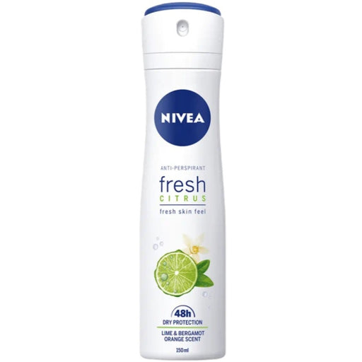 Nivea Nivea Fresh Citrus Antiperspirant Deodorant Spray For Women 150 Ml Deodorant