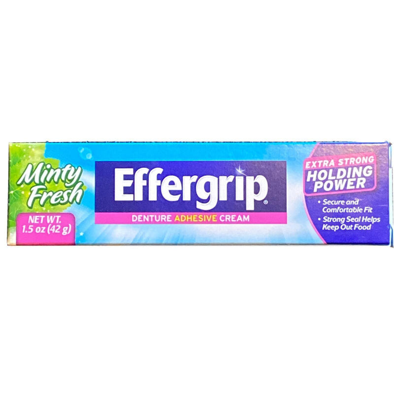 Effergrip Effergrip Denture Adhesive Cream, Extra Strong Holding Power, 1.5 Oz Denture Adhesives