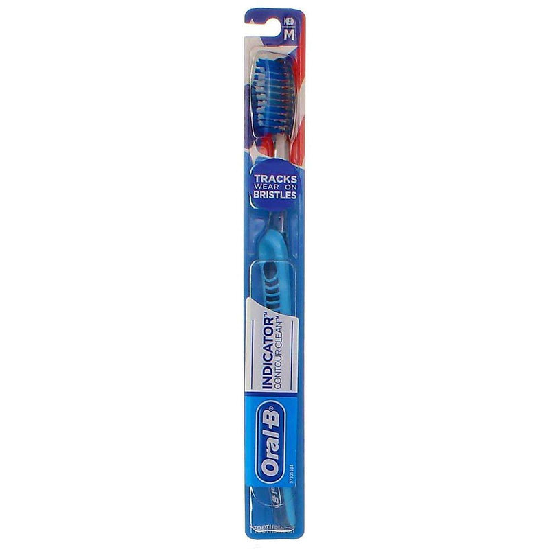 Oral-B Oral-B Indicator Contour Clean Medium Bristle Manual Toothbrush - 1ct Toothbrushes