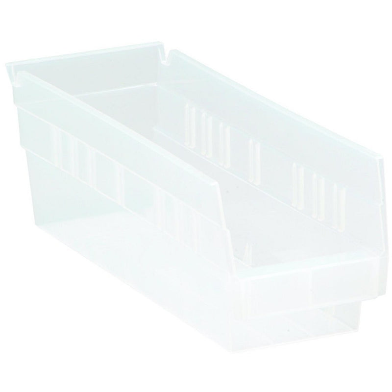 Regency Space Solutions Regency Space Solutions Quantum Storage Systems Shelf Bin, Clear, Polypropylene,4 In QSB101CL Storage & Organization