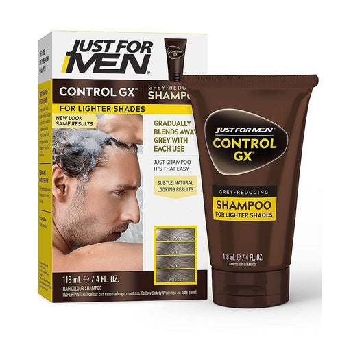 Just For Men Just For Men Control GX Light Shades Shampoo - 4 Fl Oz Shampoo White Smoke