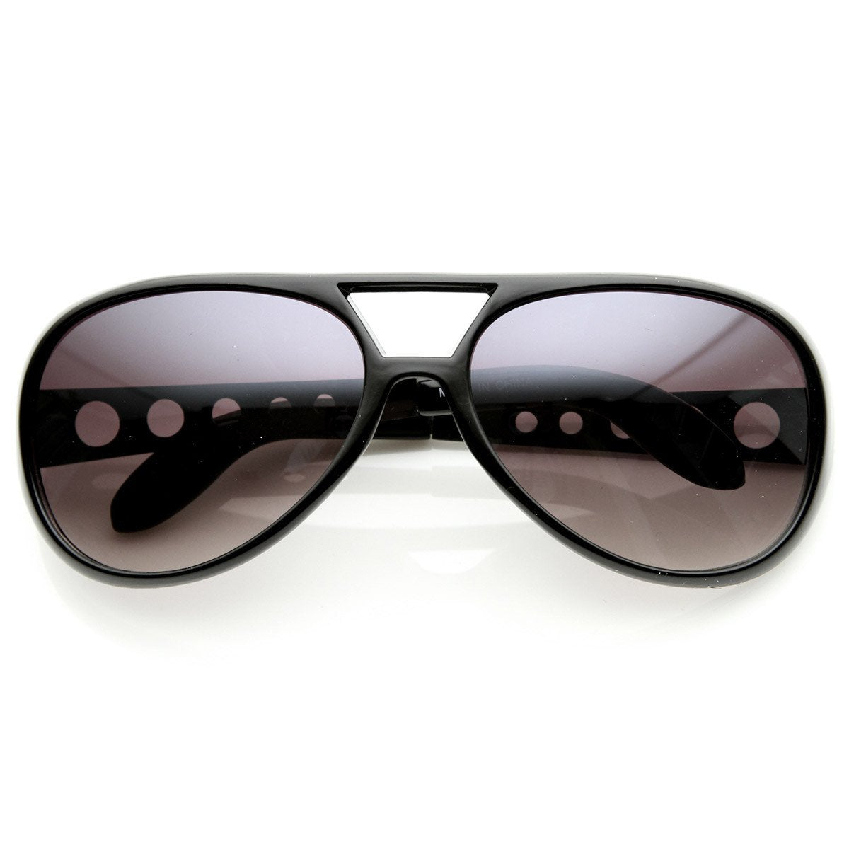 Retro Large Elvis King Of Rock and Roll Aviator Sunglasses 2203 ...
