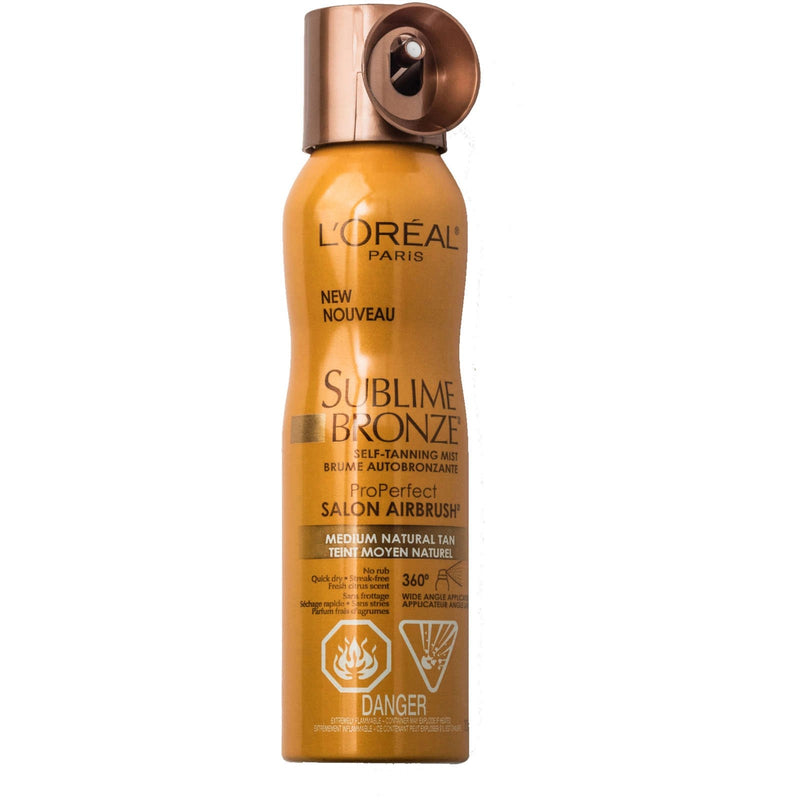 L'Oreal Paris L'Oreal Paris L’Oréal Sublime Bronze Self-Tanning Mist Medium For Natural Airbrush Tan At Home Sunscreen