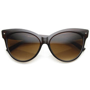 zeroUV High Pointed Tip Inset Frame Oversize Cat Eye Sunglasses 8462 Sunglasses