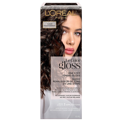 L'Oreal Paris L'Oreal Paris L’Oréal Le Color One Step Toning Hair Gloss, Clear, 4 Ounce Hair Color