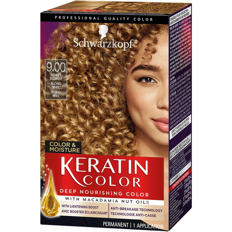 0 Schwarzkopf Keratin Permanent Hair Color - Midnight Black - 2.08 Fl Oz Hair Color