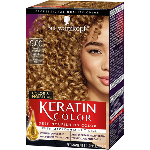 0 Schwarzkopf Keratin Permanent Hair Color - Midnight Black - 2.08 Fl Oz Hair Color