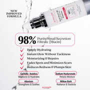 gymsegbë Snail Mucin 98 Power Bomb Essence Anti-Aging Facial