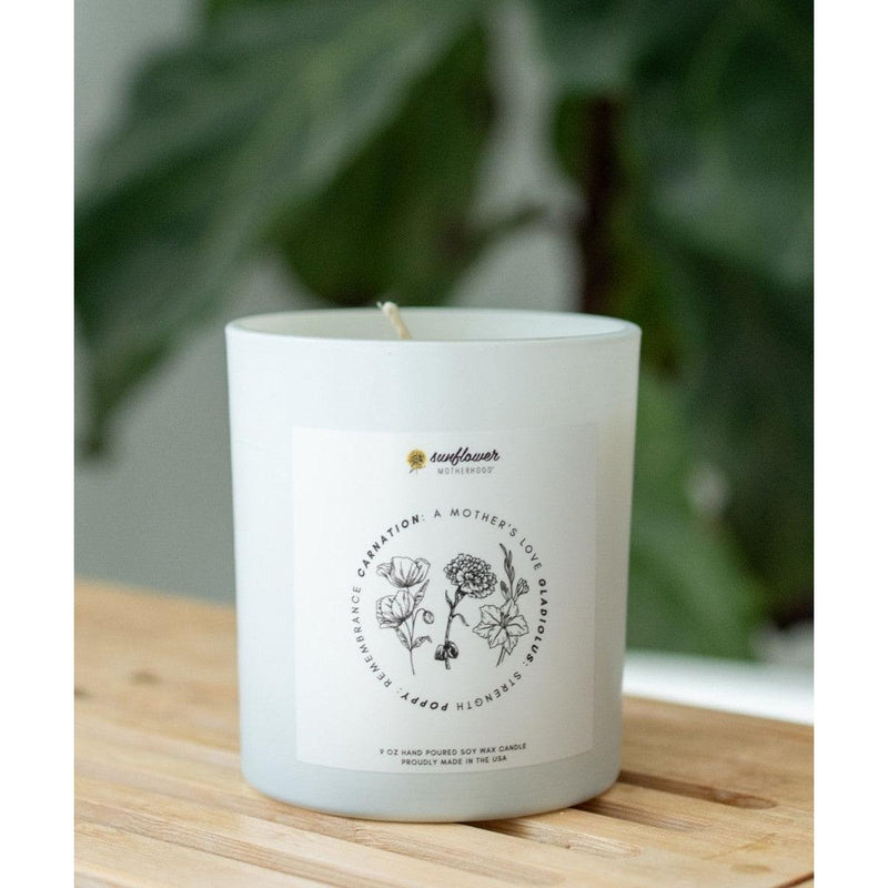 Sunflower Motherhood Remembrance Healing Candle Candles