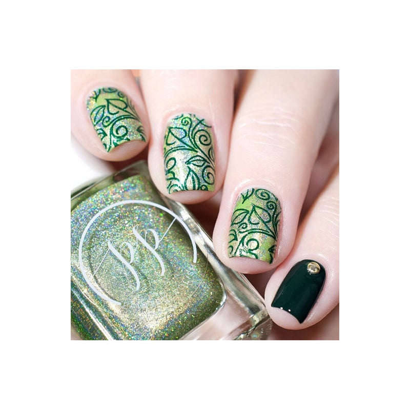 UberChic Beauty Lovely Leaves-03 Stamping Plate