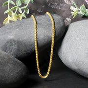 Bids.com 2.2mm 14k Yellow Solid Gold Diamond Cut Round Franco Chain Necklaces