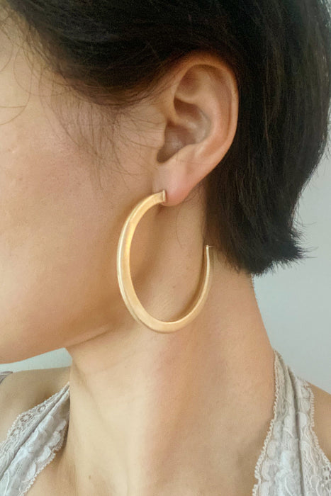 Luxe Round Hoop Earrings