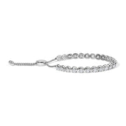 Bids.com 14K White Gold 6.00 Cttw Diamond 4â€-10â€ Adjustable Bolo Tennis Bracelet (I-J Color, I1-I2 Clarity) Bracelets