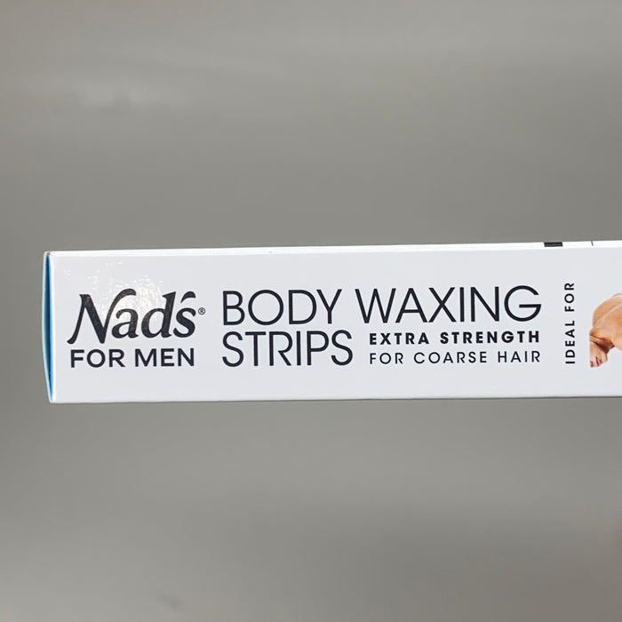 Paywut - Nads 2 Pk Mens Body Wax Strips For Course Male Hair 3494En06