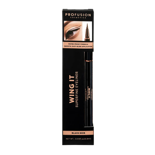 Profusion Cosmetics Wing It Superfine Black Eyeliner Eyes