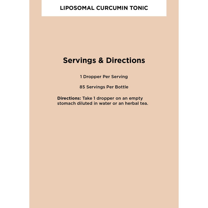 Liposomal Curcumin Tonic - 3 Pack