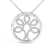 Bids.com .925 Sterling Silver 1/10 Cttw Diamond Tree of Life Pendant Necklace (I-J Color, I3 Clarity) Necklaces