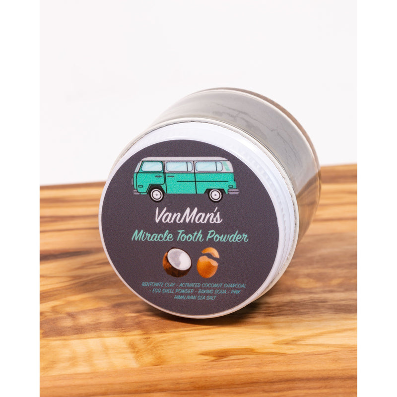 VanMan VanMan's Miracle Tooth Powder - Original Eggshell 2 oz