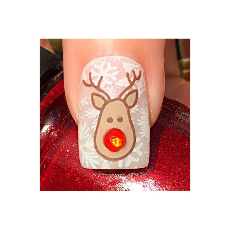 UberChic Beauty Holiday Spirit, (Christmas-01) Stamping Plate