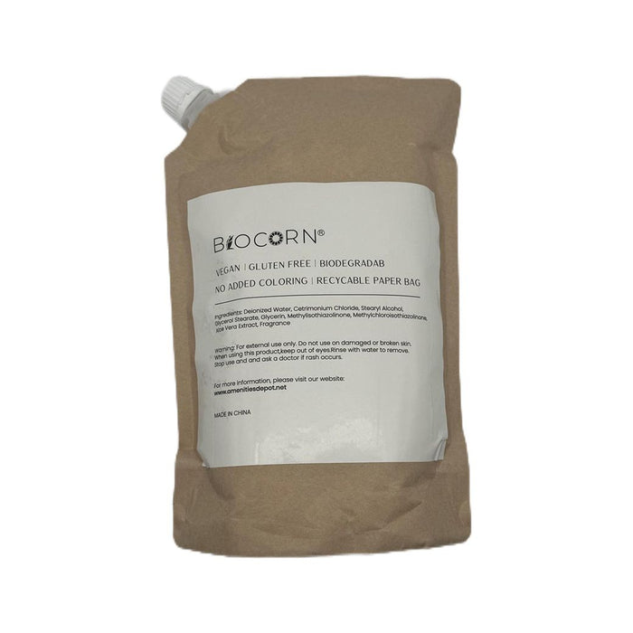 BIOCORN Conditioner Refills Recyclable Paper Bag (33.8oz/1000ml, 4 or 8 Pack)