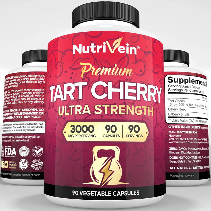 Nutrivein Tart Cherry - 90 Capsules VI-AGZV-6330