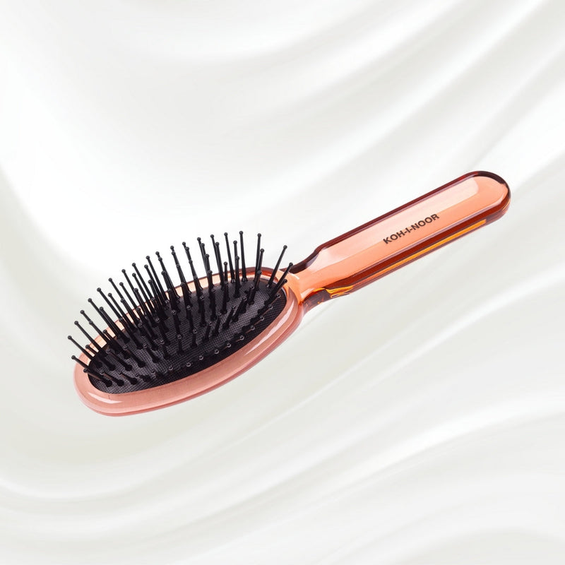 All Seasons Synthetic Pin Hair Brush - Pneumatic Cushion for Thick & Coarse Hair