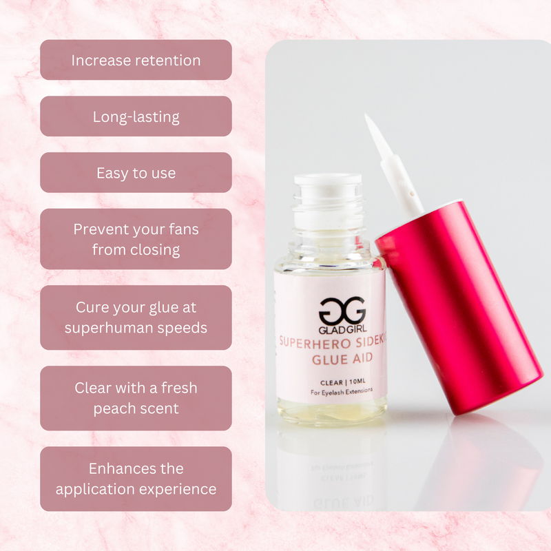GladGirl Superhero Sidekick - Eyelash Glue Aid Glue & Remover