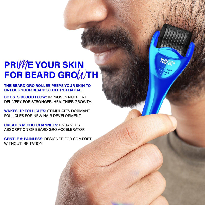 Scotch Porter Beard Gro Starter Set White Smoke