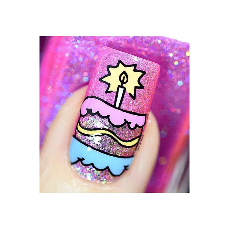 UberChic Beauty Party Time Stamping Plate