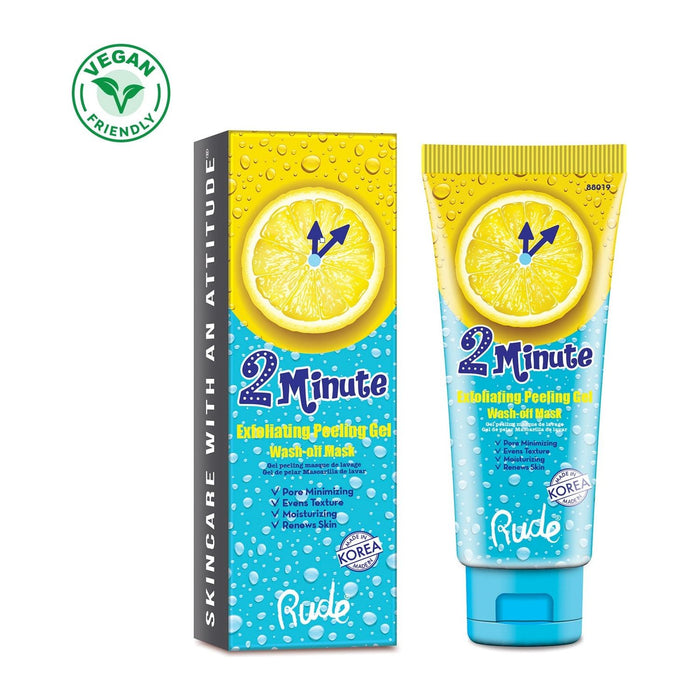 Rude Cosmetics - Rude Cosmetics - 2 Minute Exfoliating Peeling Gel Wash-off Mask