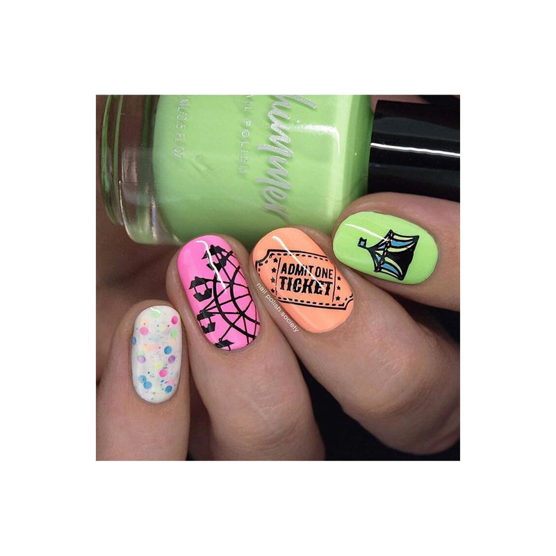 UberChic Beauty Carnival & Fair Time Stamping Plate