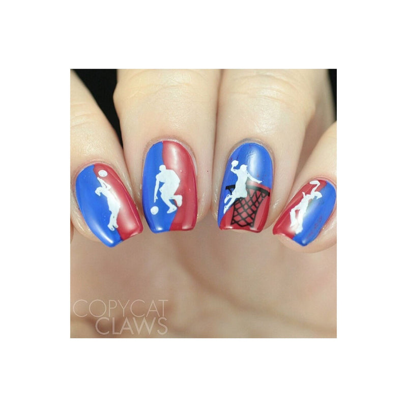 UberChic Beauty Basketball Love Stamping Plate