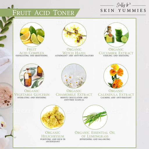 Sally B's Skin Yummies - Fruit Acid Toner 4oz