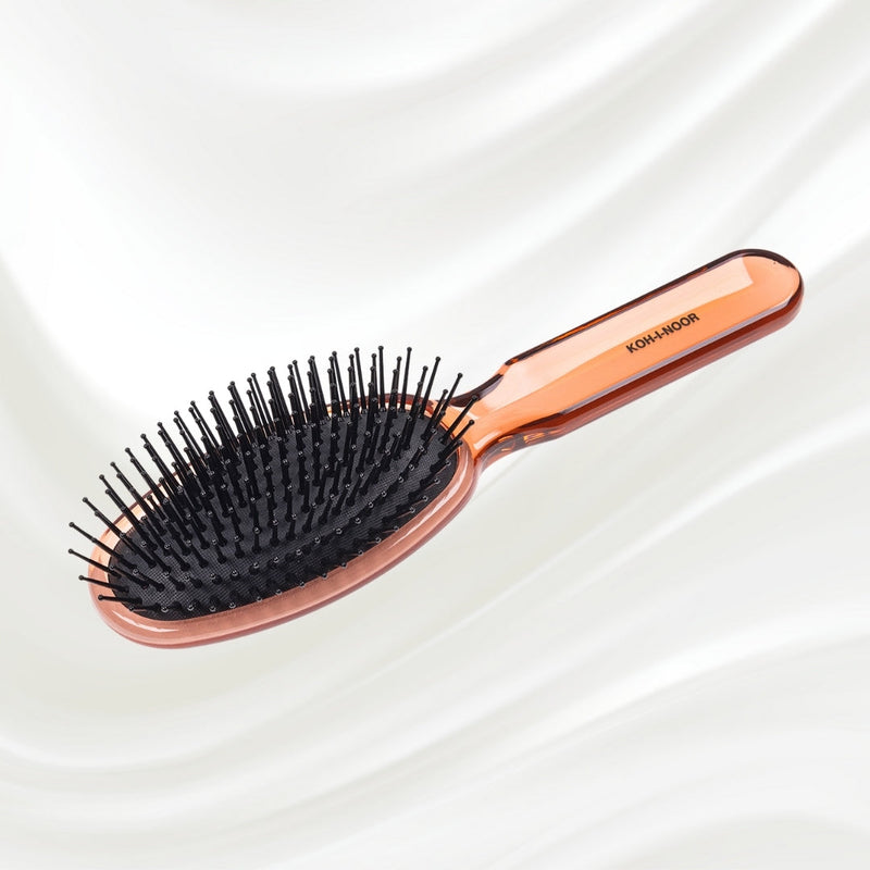 All Seasons Synthetic Pin Hair Brush - Pneumatic Cushion for Thick & Coarse Hair