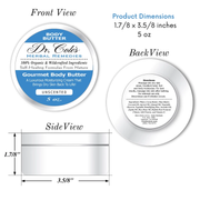 COLEHERBALS LLC 33 - Dr. Cole's Gourmet Body Butter - Unscented Herbal White Smoke