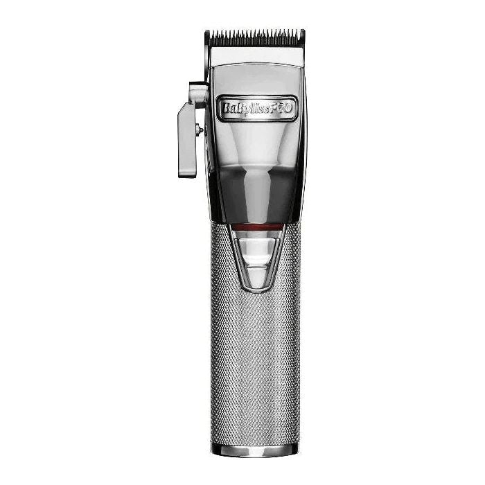 Babylisspro Silverfx Cord/Cordless Clipper Fx870S, Metal Outliner Trimmer Fx878S, Fxfs2 Double Foil Shaver, Fxssm1 Massager Combo Set