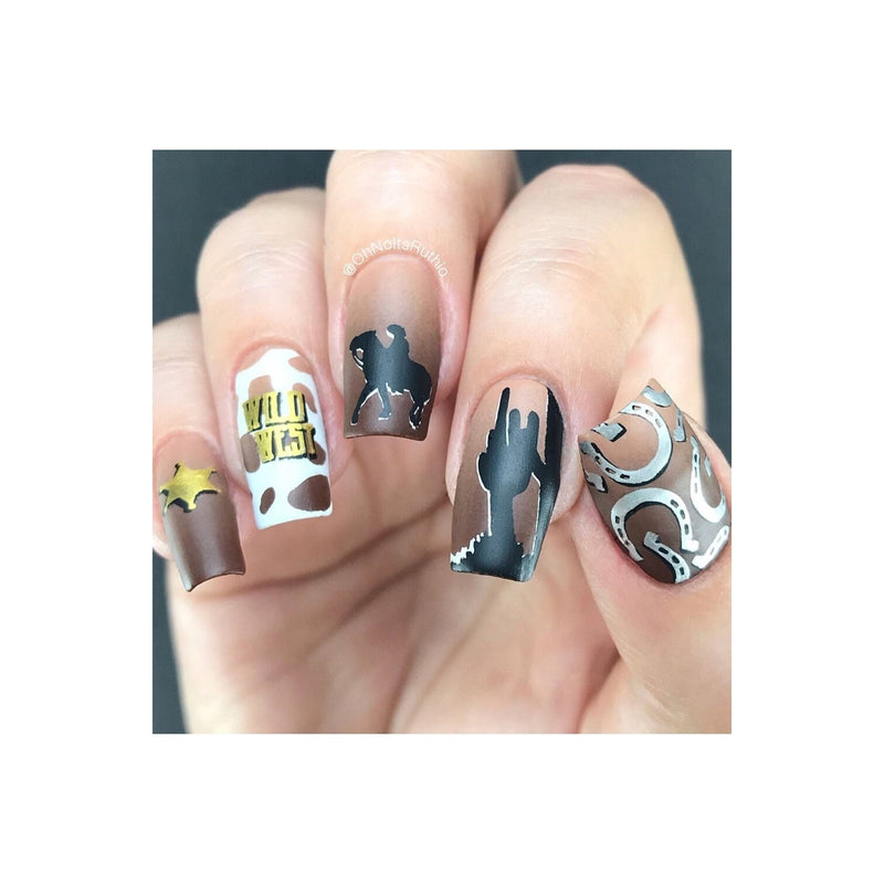 UberChic Beauty Wild West-01 Stamping Plate
