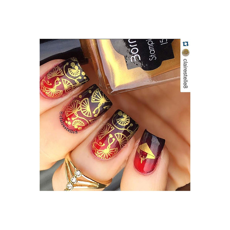 UberChic Beauty Far East-01 Stamping Plate