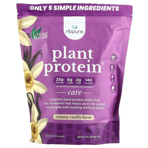 NB Pure NB Pure Plant Protein+, Creamy Vanilla, 1.95 Lbs (887.5 G) Vitamins & Supplements