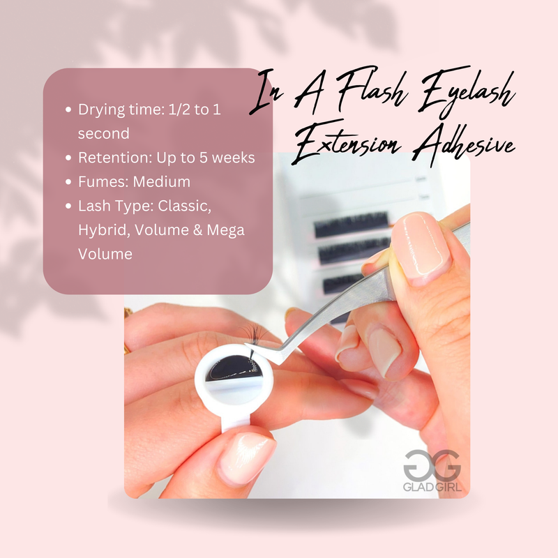 GladGirl In A Flash Eyelash Extension Adhesive Glue & Remover