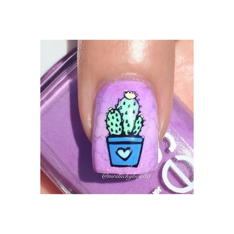 UberChic Beauty Succulents Stamping Plate