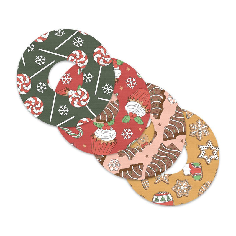 Peelz Christmas Treats Variety FreeStyle Libre 3 Plus & Lingo  Patch Tape - Pump Peelz Patch Medical Tape