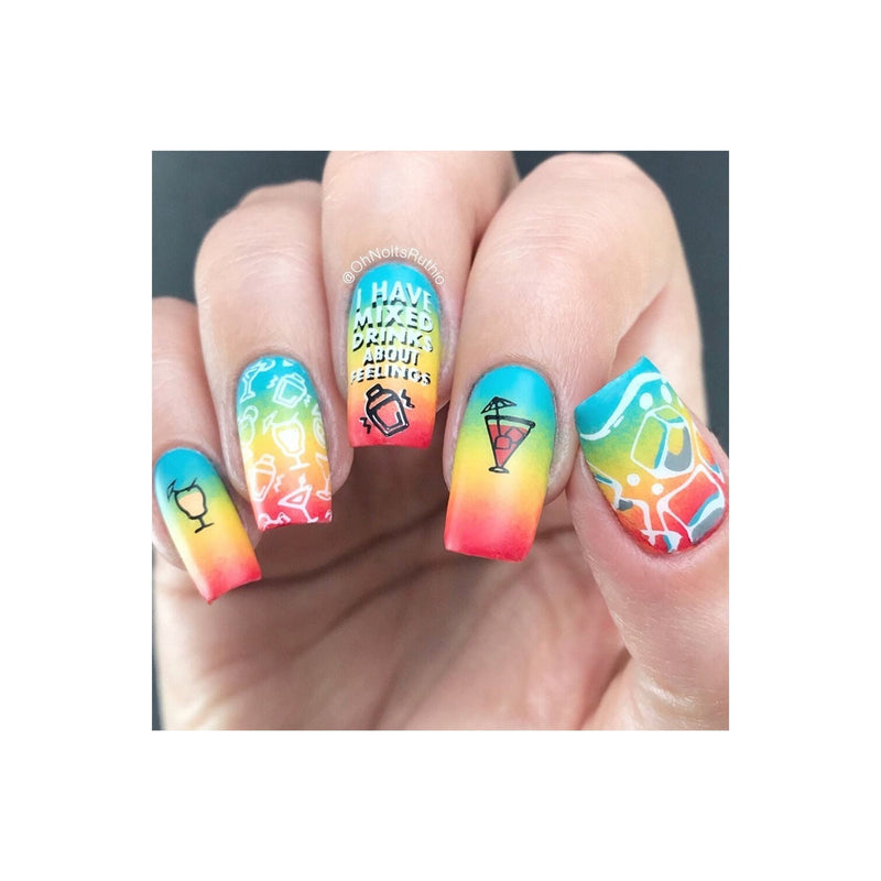 UberChic Beauty Bottoms Up Stamping Plate