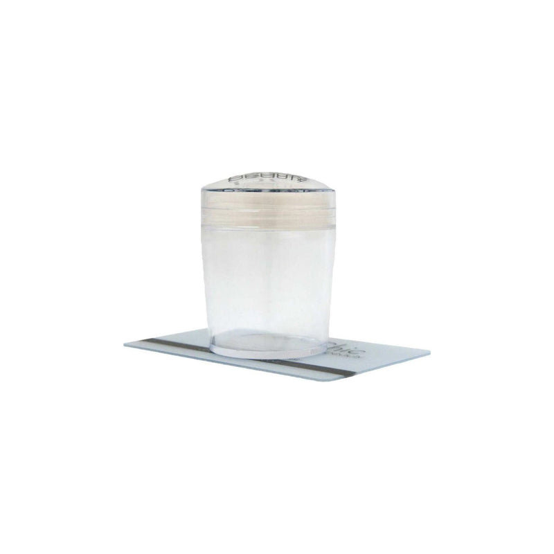 UberChic Beauty XL Clear Stamper with Clear Tall Holder Tool